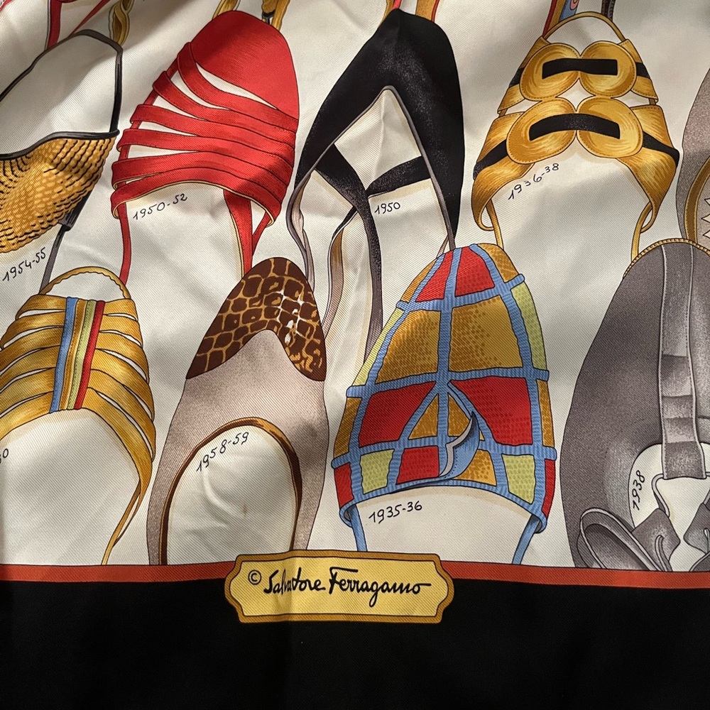 Silk Salvatore Ferragamo Scarf - Picture 3 of 3
